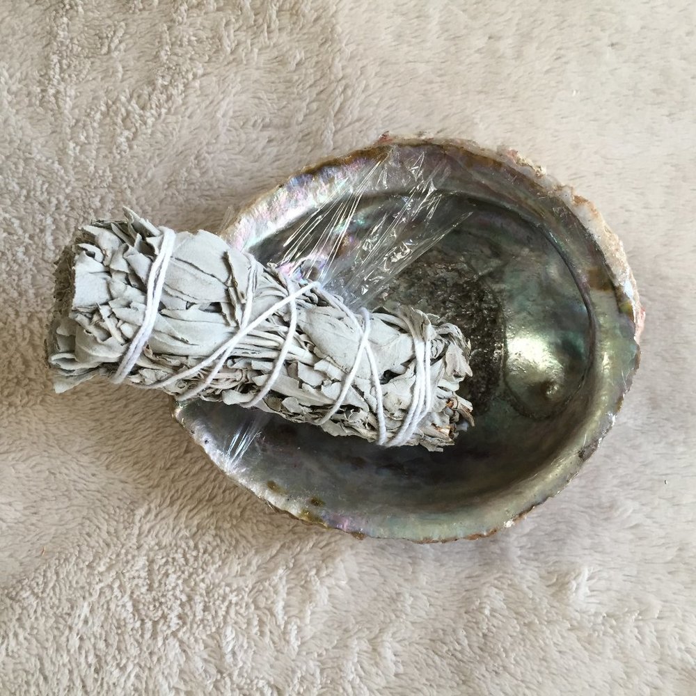 Smudging Set (1) Abalone Shell + (1) White Sage